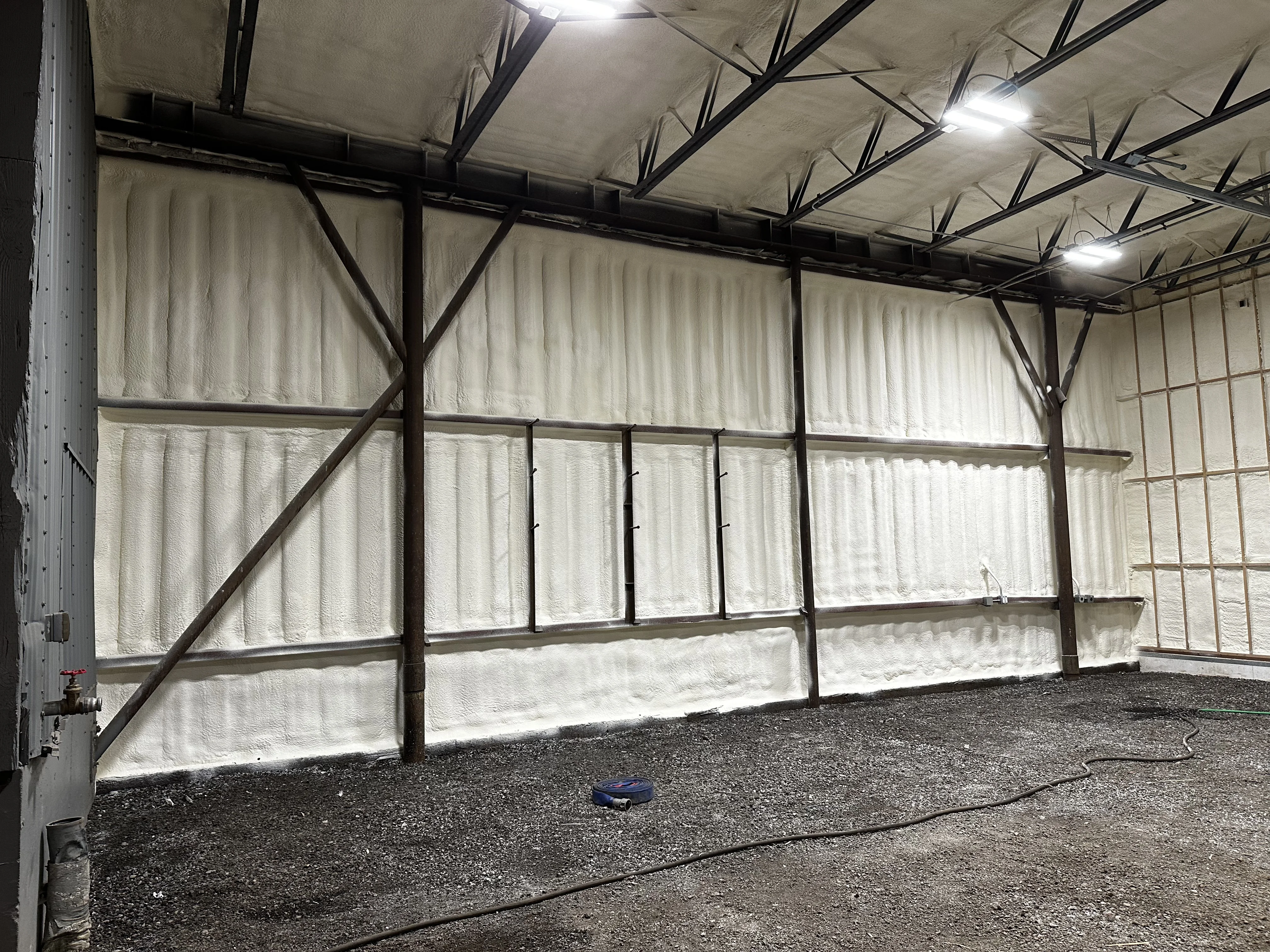 Alaska Commercial Ceiling Foam Application