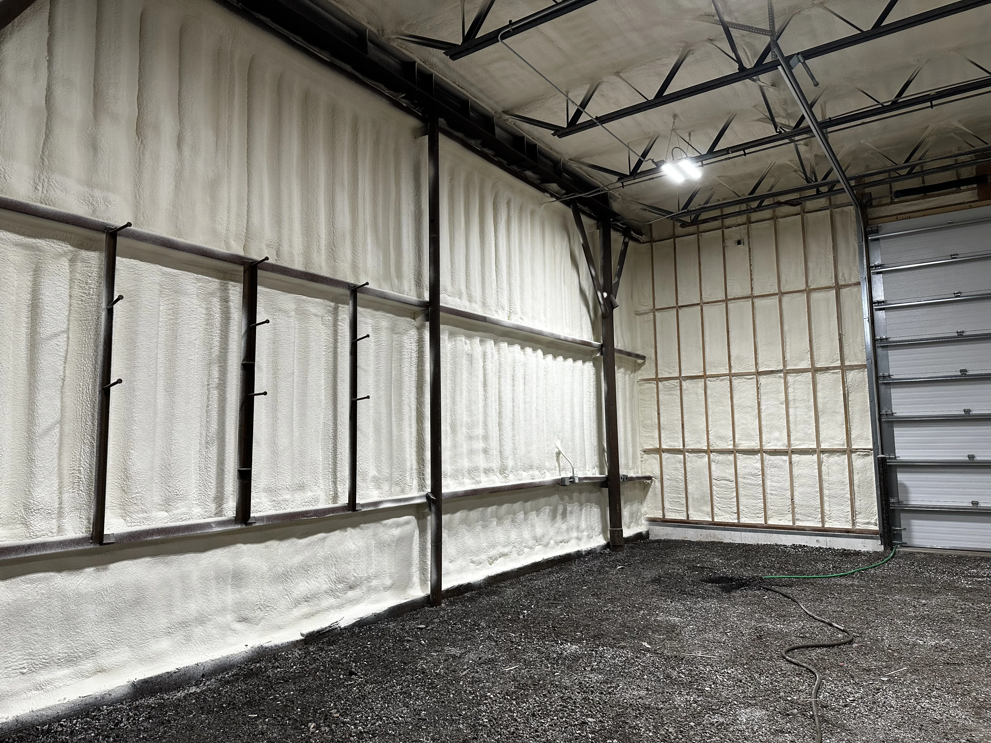 Alaska Open Web Joist Spray Foam