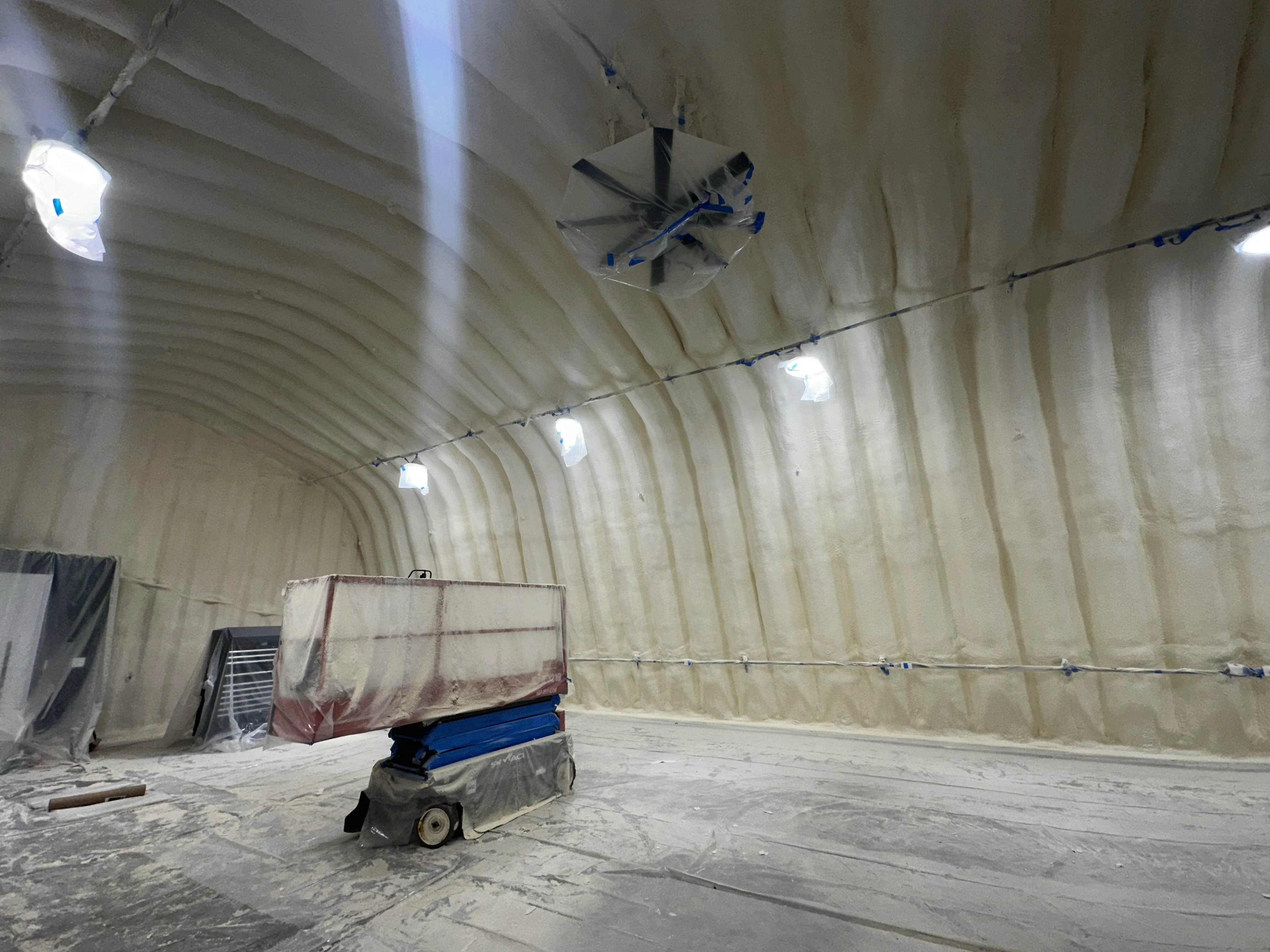 Alaska Quonset Hut Spray Foam Insulation