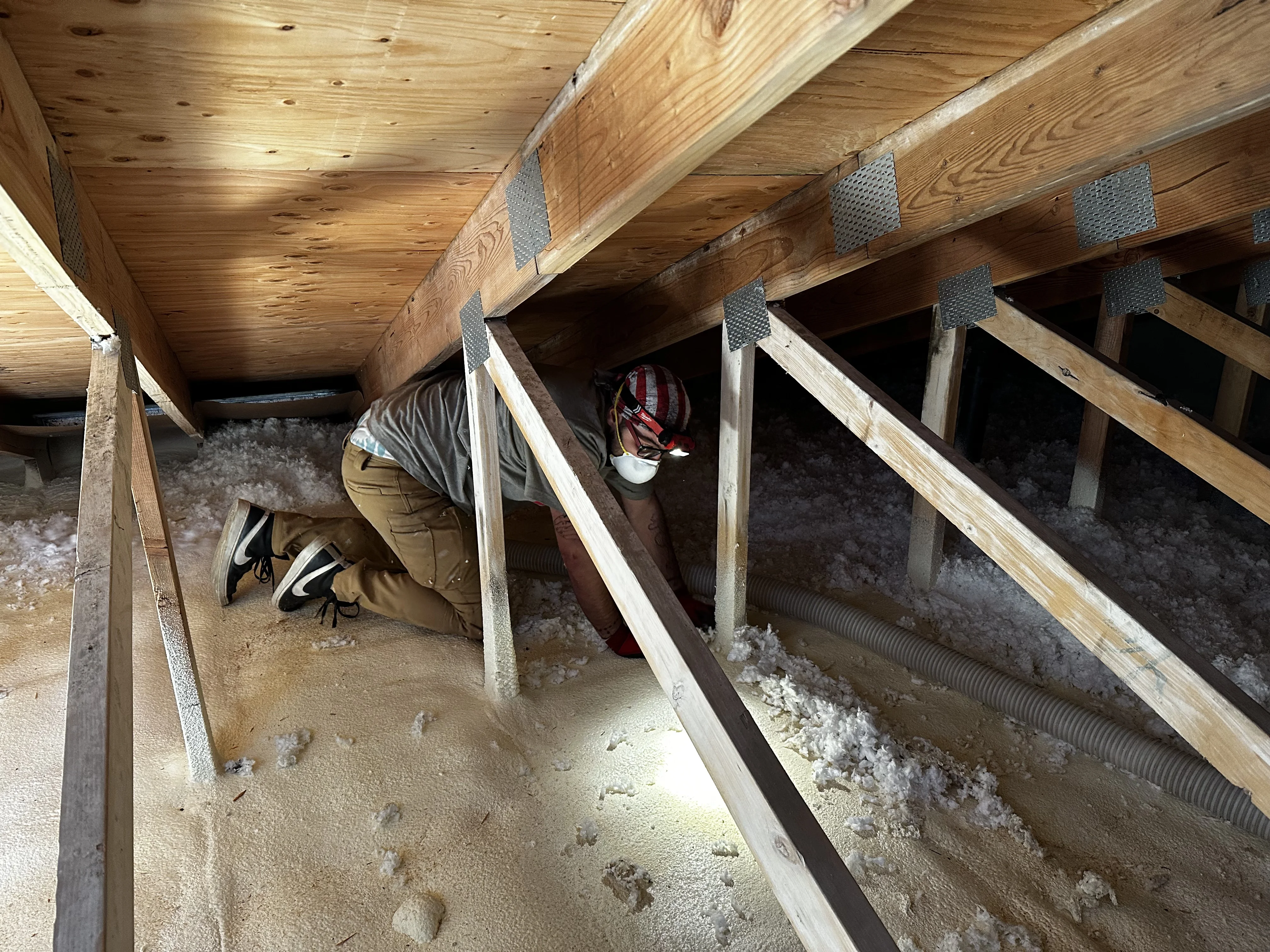 Alaska Wall Insulation Spray Foam Application