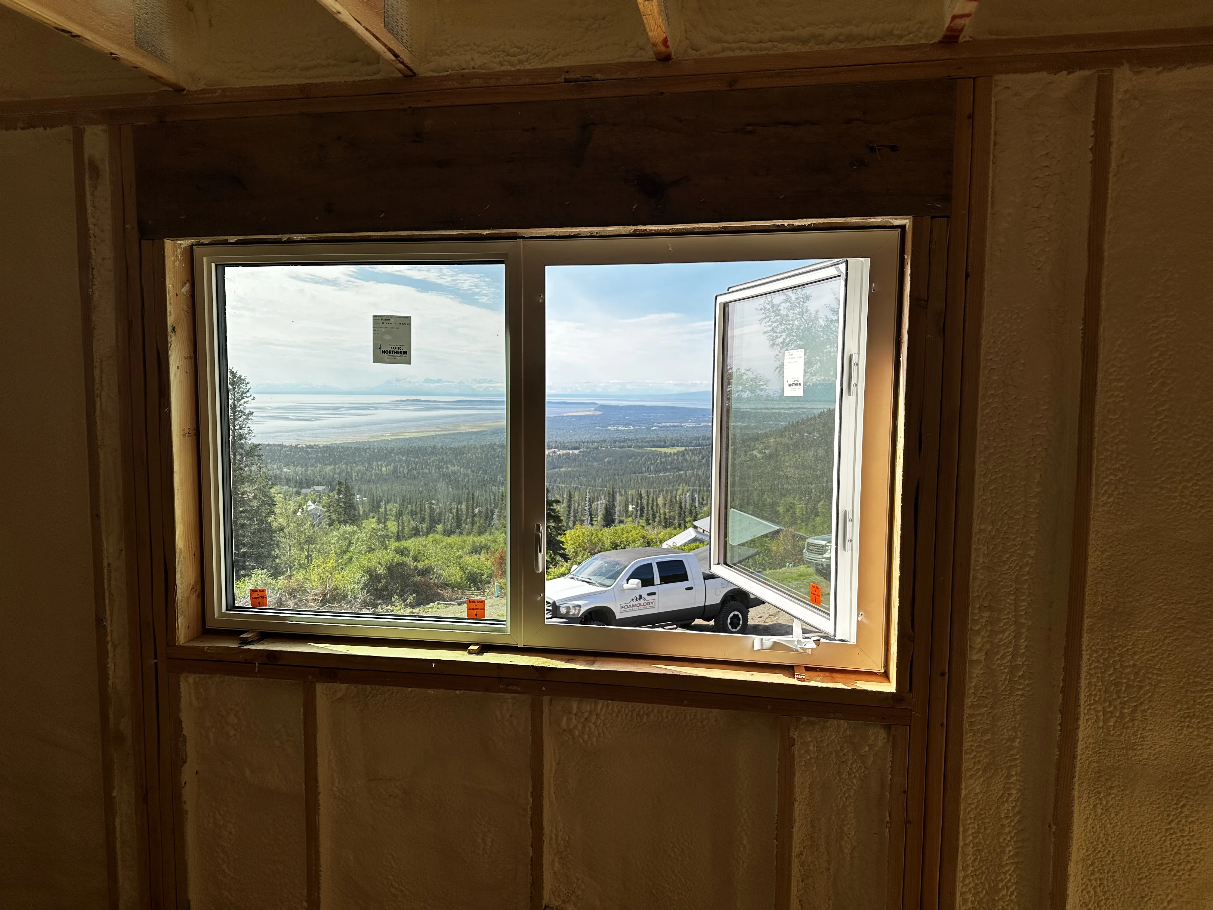 Anchorage Attic Rafter Bay Spray Foam