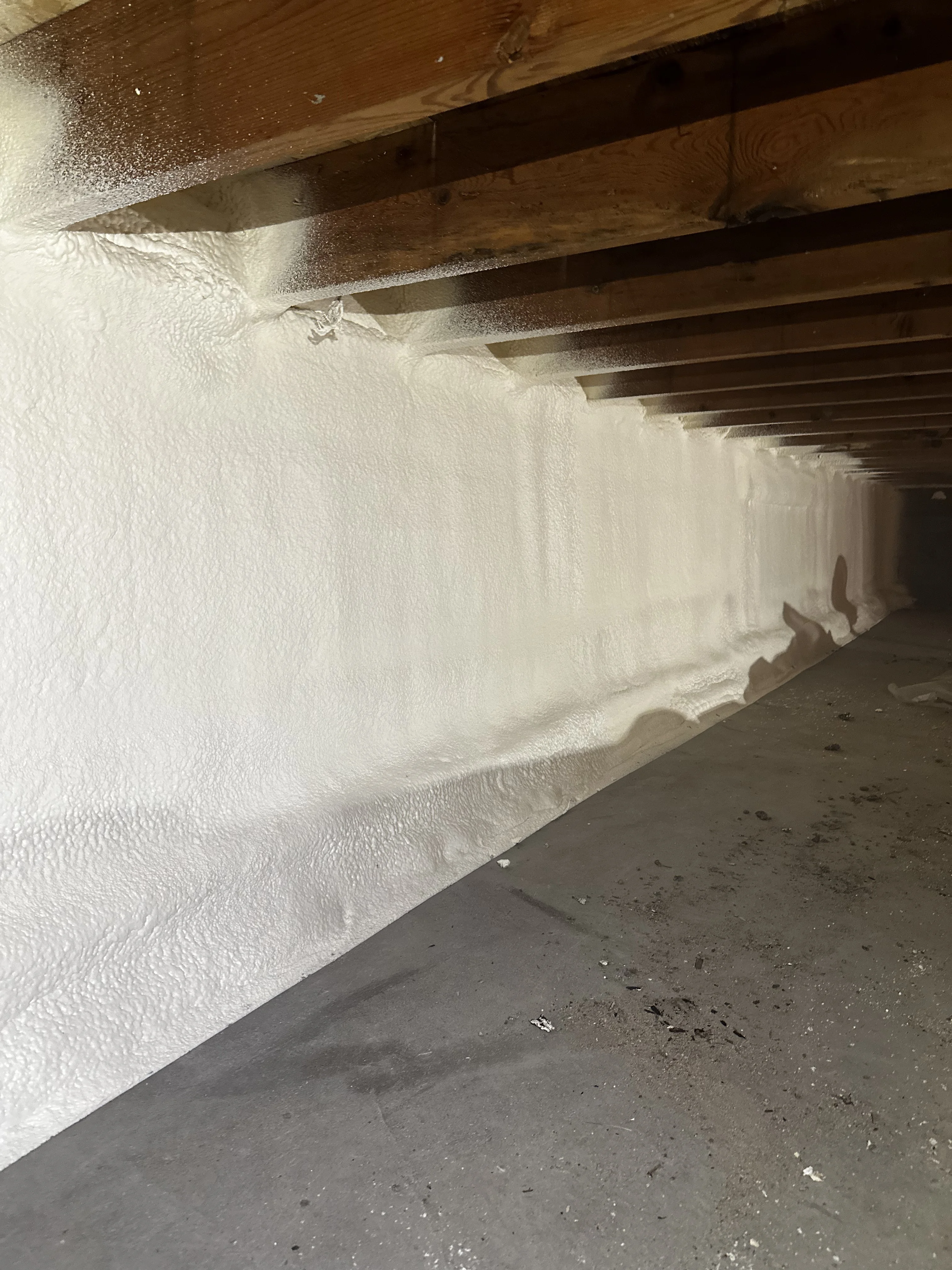 Anchorage Finished Spray Foam Surface