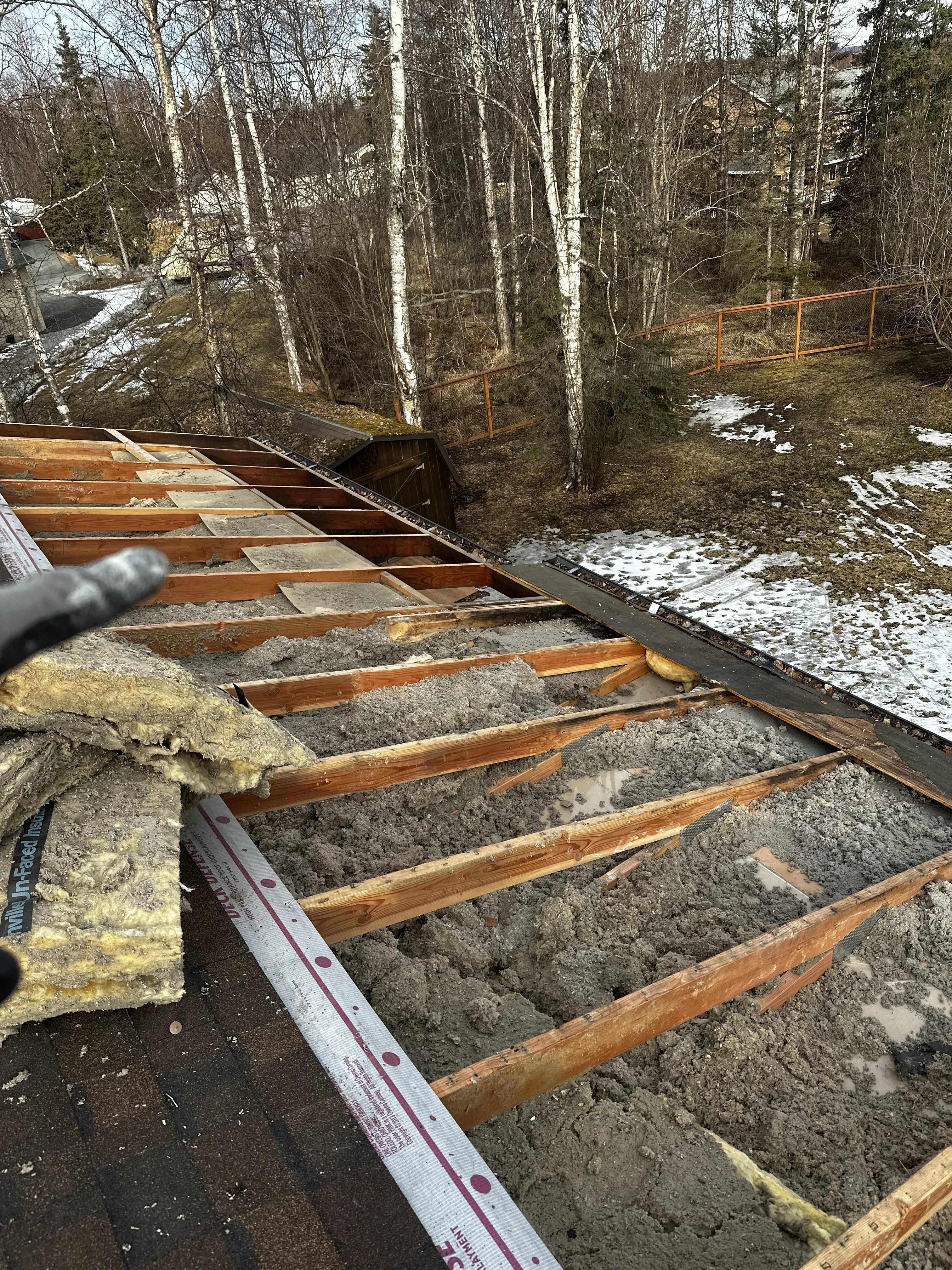 Anchorage Garage Spray Foam Insulation Project