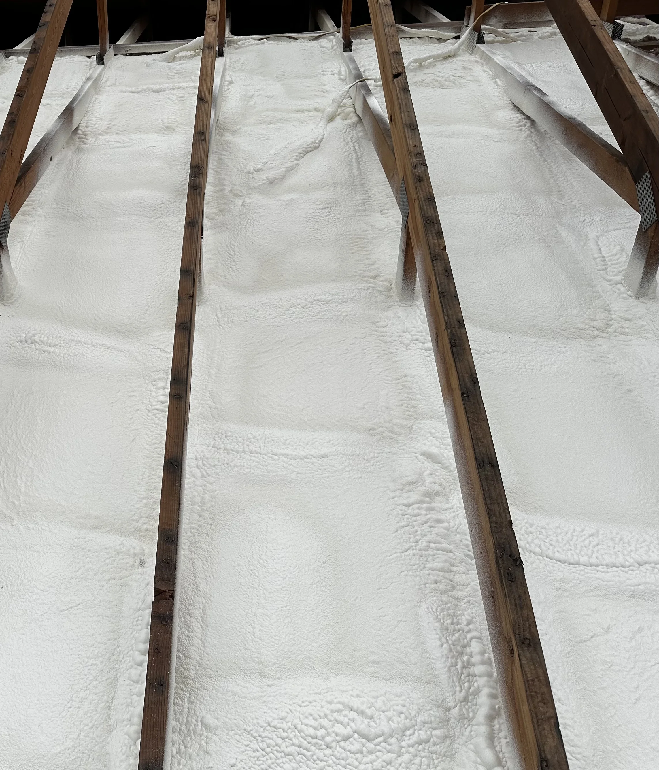 Anchorage Metal Framing Spray Foam Insulation