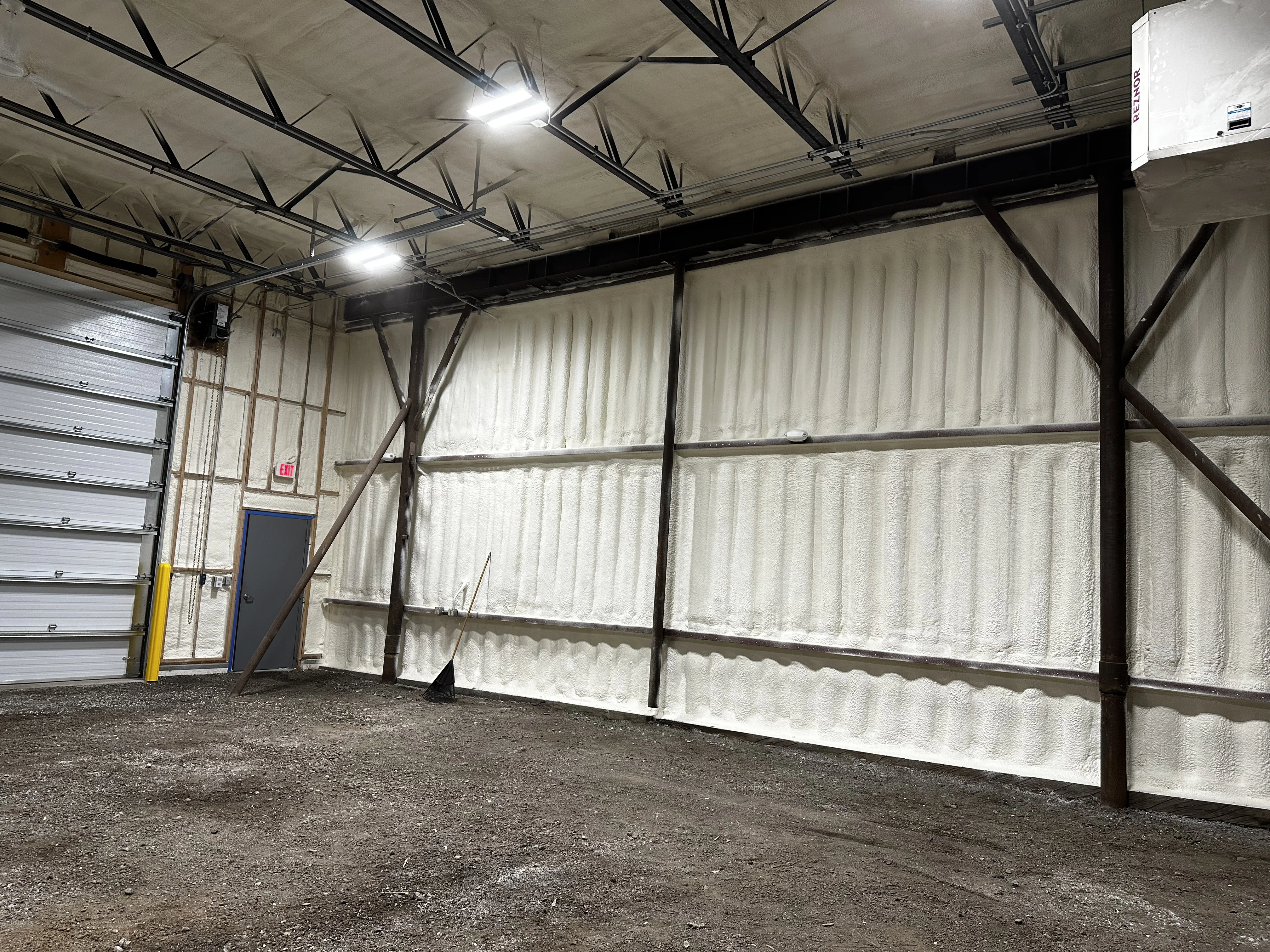 Anchorage Steel Truss Spray Foam