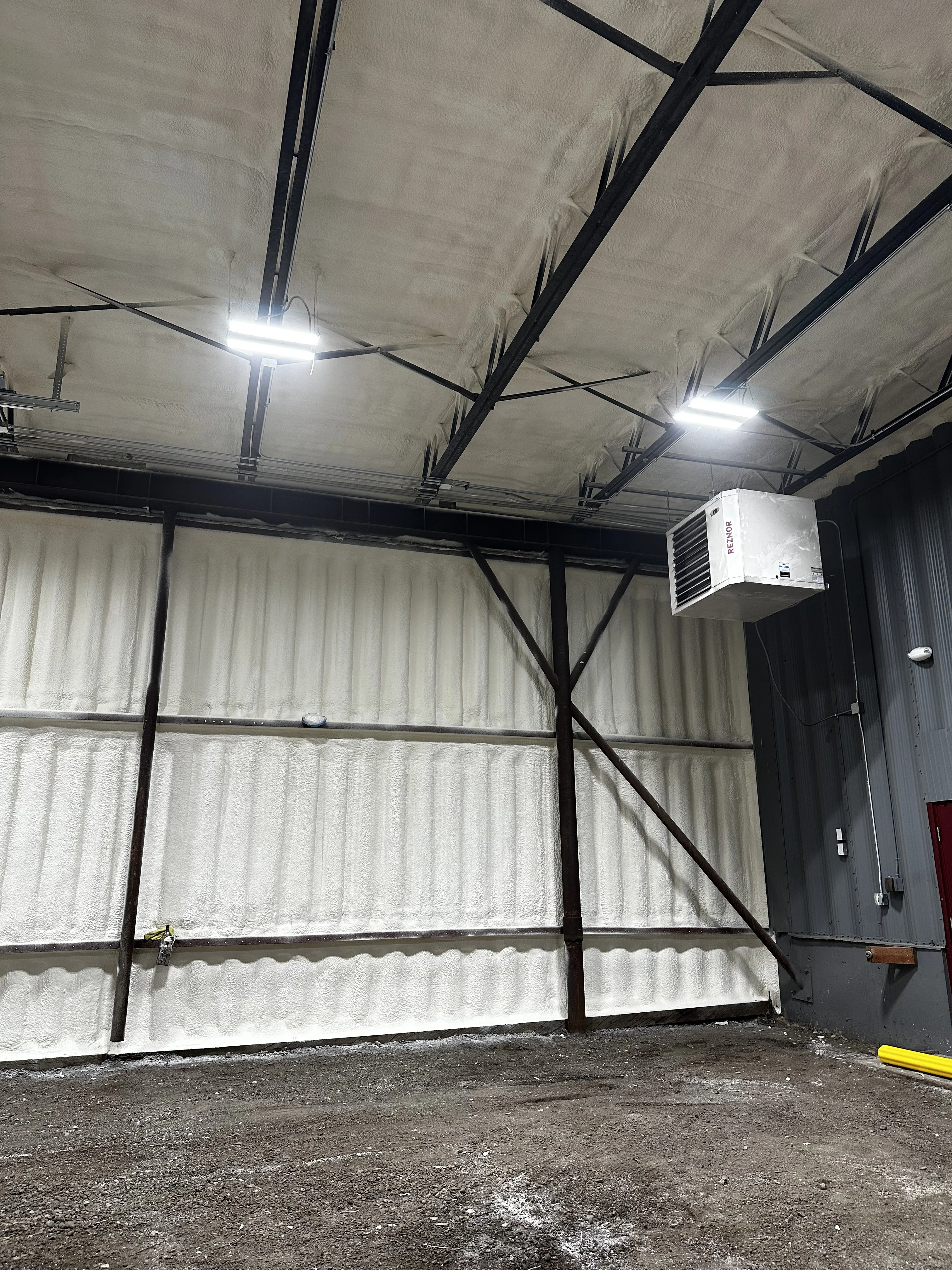 Anchorage Warehouse Spray Foam Project